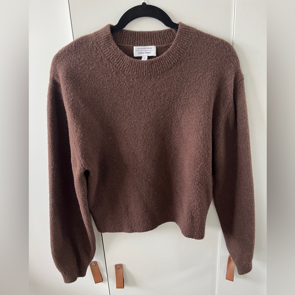 Cropped Relaxed Sweater